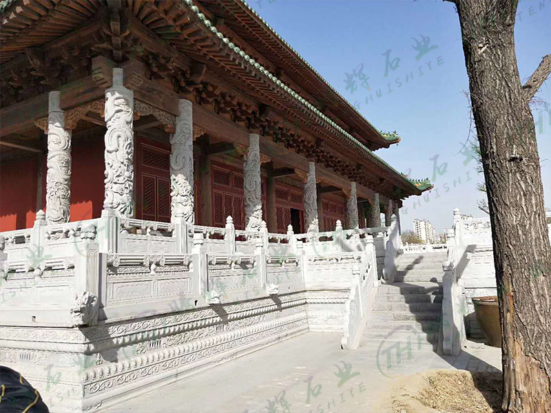 汉白玉寺庙石栏杆