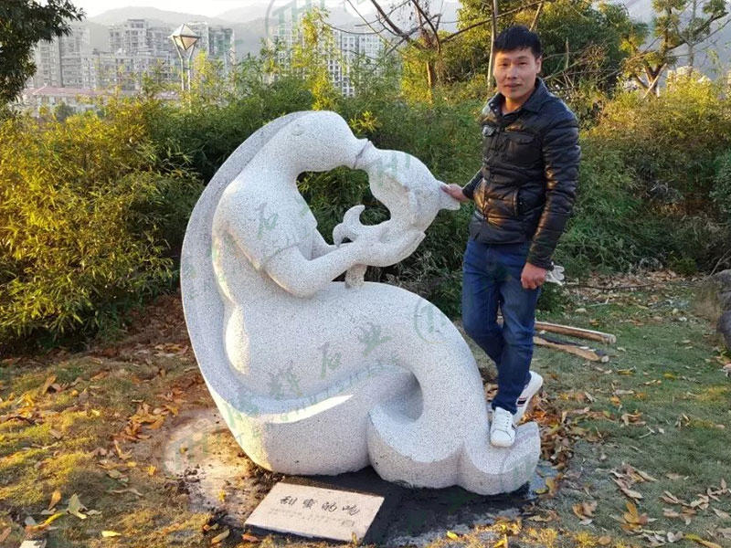 浙江台州公园石雕小品