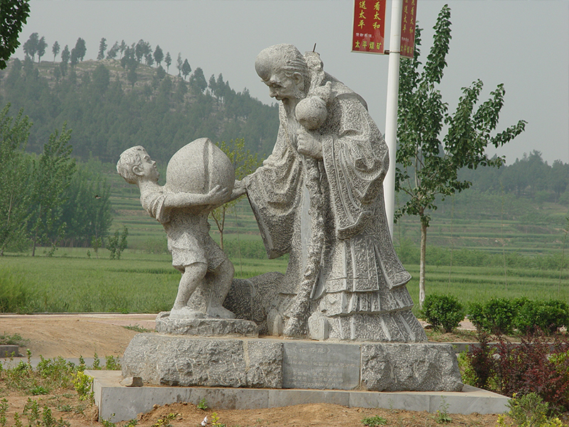 老寿星石雕像
